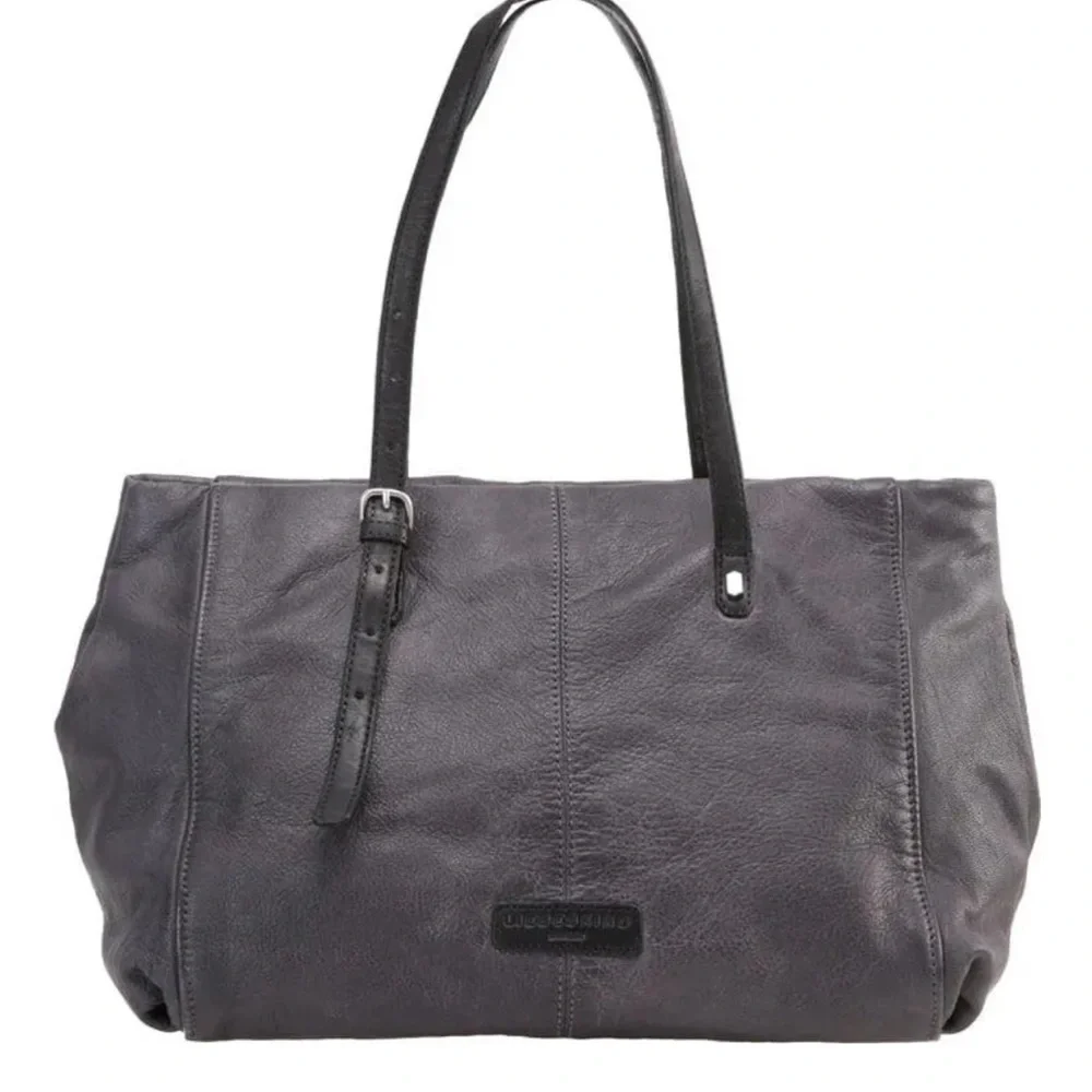 $348 NWT Liebeskind Doba Leather Shoulder Bag Tote - Picture 1 of 11